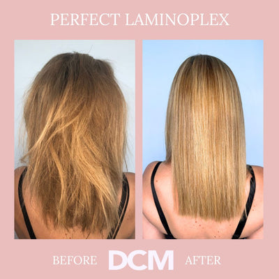 DCM Perfect Laminoplex - plaukams laminavimo efektą ir blizgesį suteikianti sistema