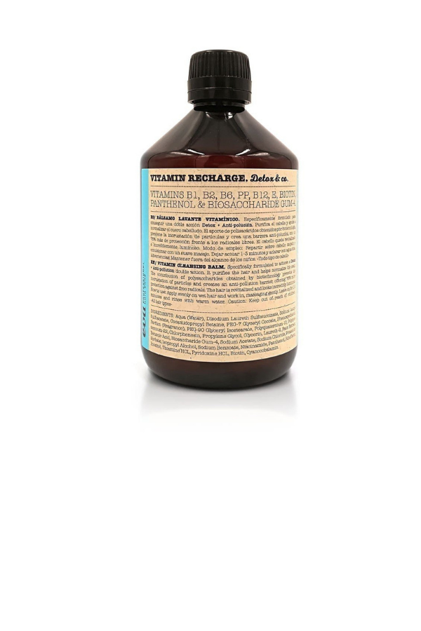 VR DETOX & CO. - vitaminizuotas šampūnas-balzamas - apsaugo nuo aplinkos taršos, valo, prisotina plaukus vitaminais
