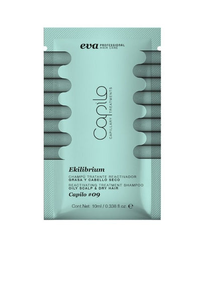 Capilo Ekilibrium shampoo #09 - šampūnas riebiai galvos odai ir sausiems plaukams - MĖGINYS - SHADE CITY