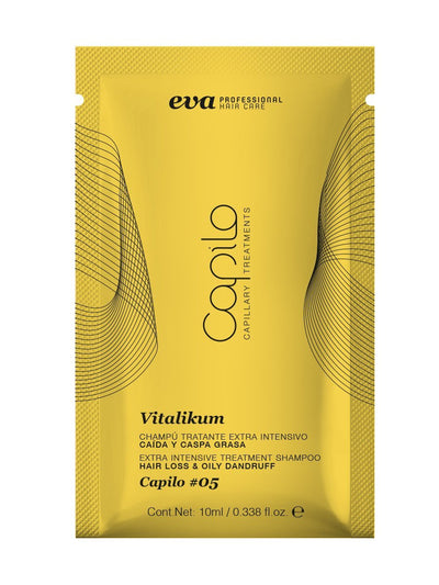 Capilo Vitalikum shampoo #05 - šampūnas nuo plaukų slinkimo ir riebių pleiskanų - SHADE CITY
