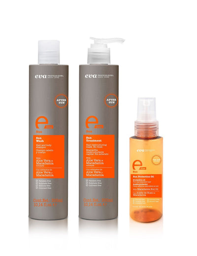 E-LINE SUN WASH - plaukų ir kūno šampūnas vasarai ar po baseino - SHADE CITY