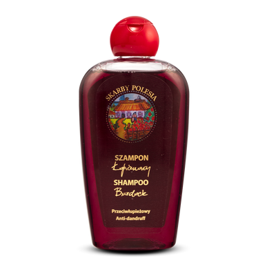 India Cosmetics shampoo with burdock  – šampūnas su varnalėšų ekstraktu - nuo pleiskanų