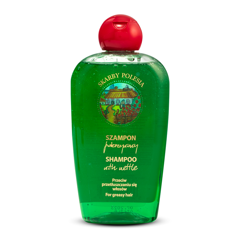 India Cosmetics shampoo with nettle – šampūnas su dilgėlių ekstraktu - riebiai odai