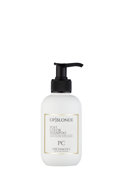 OP Cosmetics Post color shampoo - šampūnas, naudojamas iškart po dažymo ir dažytiems plaukams