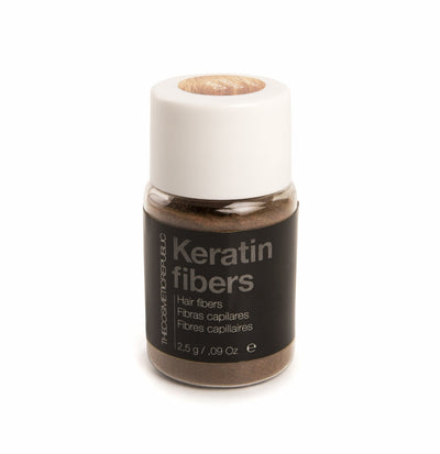 TCR Keratin fibers – plaukus tankinanti/maskuojanti priemonė (10 galimų atspalvių) - nedažo plaukų - SHADE CITY